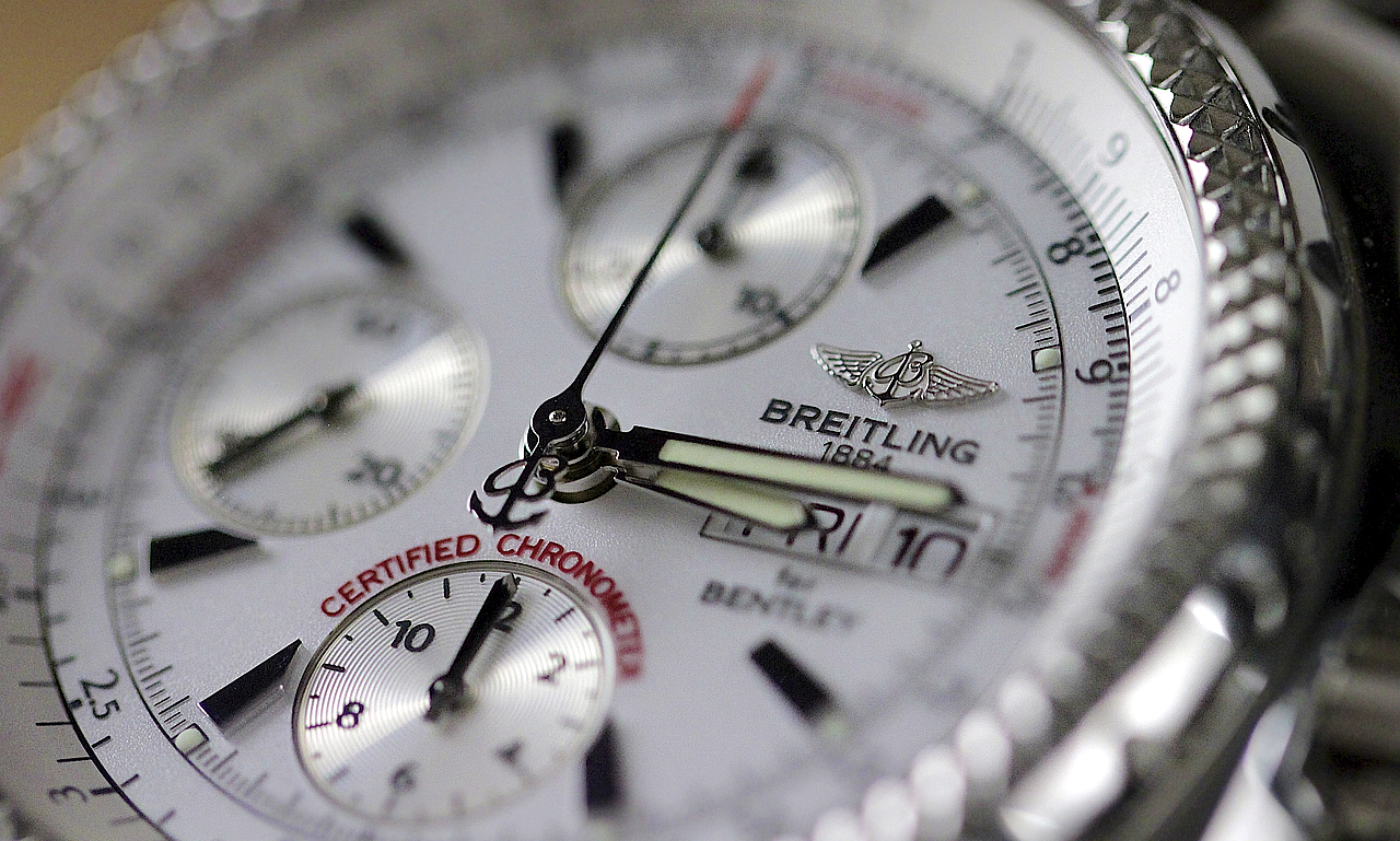 Breitling Bentley Replica GT silver dial